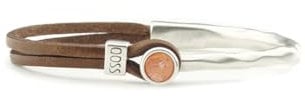 QOSS Armband COCO braun Stein canyon Größe S