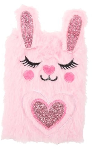 TOYANDONA 4stücke Plüsch Notizbuch Mit Süßem Cartoon-häschen Für Mädchen Reisetagebuch Für Kreative Und Erinnerungen Für Schule Und