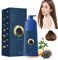 Zhihuashi Haarfärbecreme auf Pflanzenbasis, Zhihuashi Bubble Dye Shampoo, Qiweitang Bubble Plant Haarfärbeshampoo, Zhihuashi Caviar Protein Haarfärbemittel für Frauen und Männer(Coffee Brown)