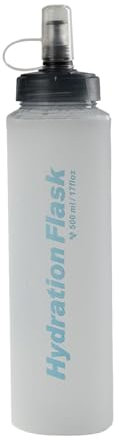 Wasserflasche, 500 ml Fassungsvermögen, leichte Konstruktion, auslaufsichere Wasserflasche, Sport-Trinkflaschen, Mehrzweck-Trinkflaschen zum Laufen und Wandern, 24 x 5,8 cm