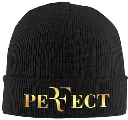 EIILHUED Roger Federer Perfect Strickmützen Damen Herren Skullies Mützen Herbsthüte Acryl Warme Melone Mütze