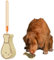 Bouteille d'eau pour Chiens à Emporter, Portable Gourde pour Chien avec Gamelle pour Chiens, Multifonctionnelle d'eau pour Animaux, Bouteille d'eau de Voyage pour Chien