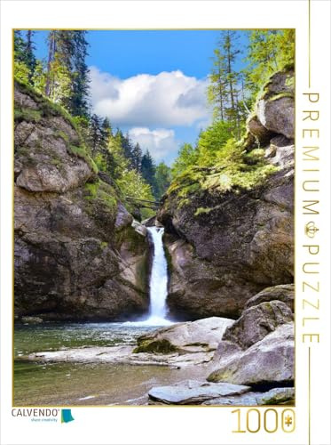 CALVENDO Puzzle Buchenegger Wasserfall | 1000 Teile Lege-Größe 64 x 48 cm Foto-Puzzle für glückliche Stunden