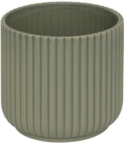 Atmosphera - Cache-pot Nuria céramique D13xH12cm - Vert