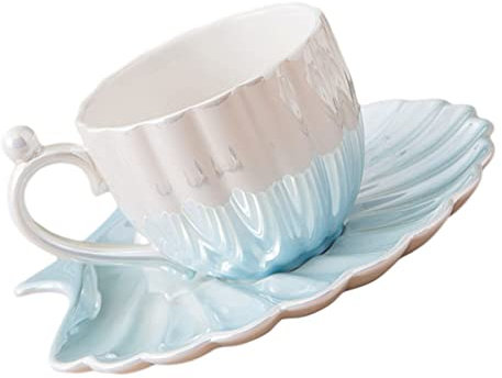 Alipis Tazza Con Piattino in Ceramica Set Da Caffè E Tè Design Graduale Presente