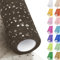 Uiopa Tüll Kaffee Glitzer 15cm x 22m Pailletten Tüllstoff Polyester Tüllband Dekostoff Tüll Rolle für Tutu Röcke, Geschenkverpackung, Geburtstag/Party/Hochzeitsdekoration, DIY Handwerk