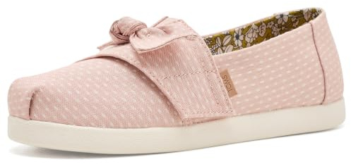 TOMS Alpargata Classic Flacher Slipper, Oatmeal Small Leopard Spots, 36 EU