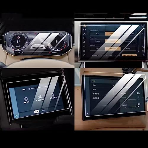GPS Navigation Schutzfolie 5PCS Kompatibel Mit Range Für Rover Für Sport 2023 Auto-Innennavigation Tacho Hinten TV Tablet Gehärtetes Glas Displayschutzfolie