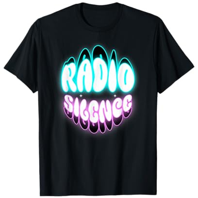 Radio Silence Introvert Humor Digital Detox Statement T-Shirt