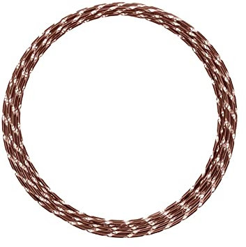 Vaessen Creative 24245-027 Aludraht Diamant Schmuck, Aluminium, Chocolate mat, 500 x 0.2 x 0.2 cm