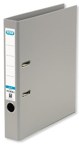 Elba Premium Akten-Ordner A4, smart Pro plus, 5 cm schmal, Kunststoff Ordner, grau, 10 Stück