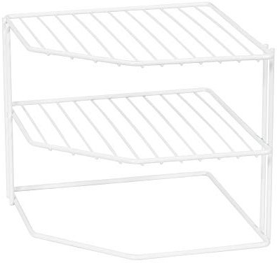 Compactor Rangement Casseroles Perth Taille M, Métal Blanc, 24x23x20.3 cm