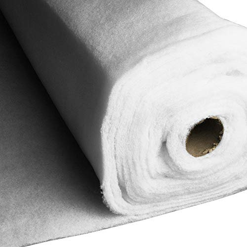 Watte/Volumenvlies - 100 gr/m² - 210 cm Überbreite - Stoff Meterware - 100% Polyester