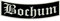Wolfszeit Aufnäher Bochum - EIN unterer Bogen B1 mit ca.35x11cm - Stadtname - Städtepatch