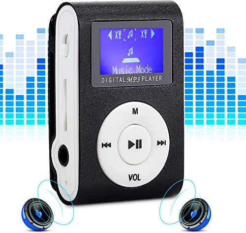 Mini lettore musicale USB 2.0 con display digitale LCD da 1,8 pollici Lettore MP3 per musica