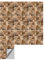 Hiser 10 Stück Küchenrückwand Fliesenaufkleber, Metall-Mosaik-Stil Wasserdicht Ölfest Stickerfliesen Deko Selbstklebende für Küche Badezimmer Wohnzimmer Dekoration (Kupfer,15cm x 15cm)