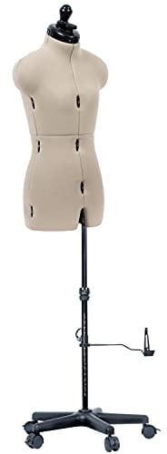 Dritz My Double Designer Verstellbare Schneiderpuppe, Torso: Petite, elfenbeinfarben