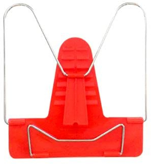 Liderpapel Notenständer aus Kunststoff, Winkel, verstellbar, Rückseite, 190 x 215 mm, Rot