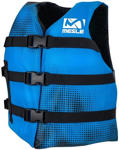 Mesle Schwimmweste Kinder Sportsman, leichte 50N Schwimmhilfe für Mädchen & Jungs, Auftriebsweste für SUP, Kajak, Wakeboard, Wasserski, Schwimmweste Kinder 7-10 Jahre