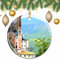 Italien Madonna Della Corona Venetien Weihnachten Weihnachtsbaum Ornament Dekoration Hochzeit hängende Anhänger Dekor City Travel Souvenir Collection