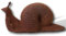 aubaho Gartenskulptur Schnecke Figur Eisen Garten Rost Eisenfigur Skulptur Gartenfigur