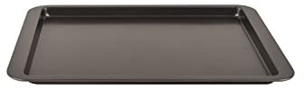PINTINOX Teglia rettangolare bordo basso (1,5cm) con rivestimento antiaderente in acciaio al carbonio