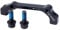 Ghulumn Disc Brake Caliper Mount Adapter Is/Post Front 180Mm Rear 160Mm For