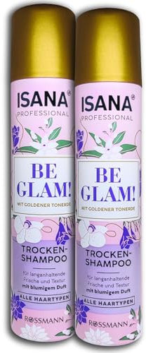 2 er Set ISANA PROFESSIONAL Trockenshampoo Be Glam 2x 200ml