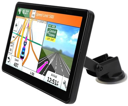 Auto-Navigationssystem, Kabellos, Autosystem, Praktischer 9-Zoll-2,5-D-Glas-Touchscreen-Navigator, LKW, Wohnmobile, Wohnmobile, Metall + ABS
