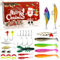 RYAOLFLY Adventskalender Angeln Weihnachten Countdown, Angelköder Set für Fisher Erwachsene Männer Teen Jungen - 2024 Xmas Überraschung Geschenk für Angelfreunde Vater Freund Bruder