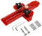 Thin Rip Jig Table Saw Jig Guide, Extended Table Saw Jig Guide T Track Thin Ripping Guide for Table Saw for 3/4 x 3/8 Slots and 1/4 x 3/8 Slots Adjustable Positioning Fixing Tool (Red)