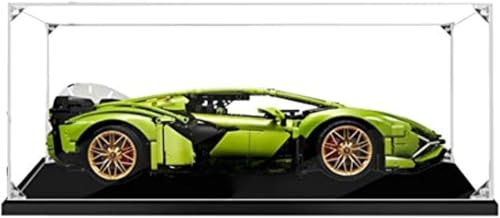 Boîte d'exposition acrylique pour 42115 modèles de construction, boîte d'affichage acrylique, verre transparent, vitrine protection anti-poussière, vitrine de collection, 62 x 30 x 20 cm (2 mm)