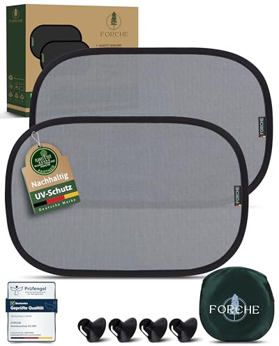FORCHE® Sonnenschutz für die Seitenscheibe, Sonnenblende, Sonnenrollo für das Auto, Auto-Sonnenschutz