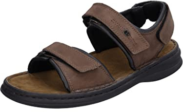 Josef Seibel Homme Rafe Sandales Bout ouvert, Marron Brasil Schwarz 341, 43 EU