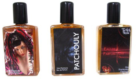 Original Teufelsküche Patchouli Sparpaket 3er Tupfduft-Set: Patchouli Natur, La Vanille Noir & Lost Dragon (je 10 ml) #.156