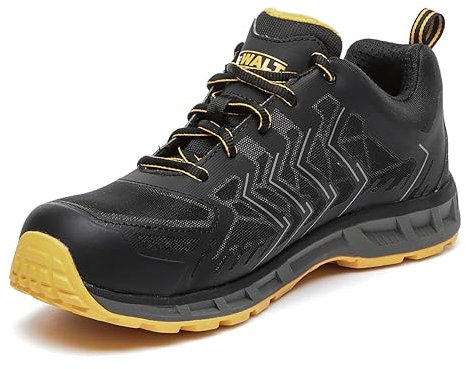 Mountain Warehouse DEWALT Men's Fargo Safety Trainer | Steel Toe Cap | SB SRA Rated | Comfort Fit | Black UK10 (EU44)