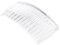 4 x Haarkamm Rohling Kunststoff transparent 45 x 80 mm *NEU*OVP*