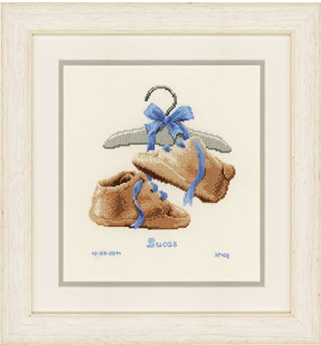 Vervaco My First Shoes Counted Cross Stitch, Multi-Colour