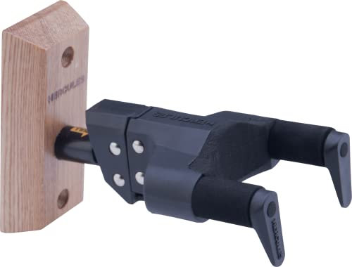 Hercules Ukulelenwandhalter, AGS, kurz, Holzsockel, natur