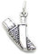 Knife with Sheath sterling silver charm .925 x 1 Knives charms