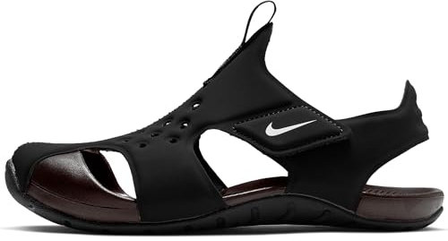 Nike Sunray Protect 2 (TD), Gymnastik-Sandalen für Kinder und Jugendliche, Schwarz/Weiß, 22 EU