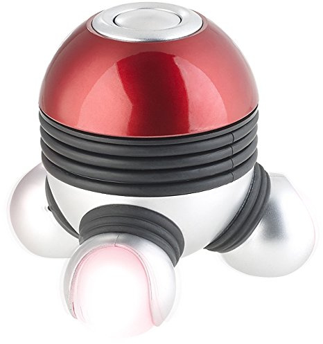 newgen medicals Handmassagegerät: Mini-Vibrations-Massagegerät mit 3 Köpfen & LED-Beleuchtung (Hand Vibrationsgerät, Massage Vibrationsgerät, Muskel)