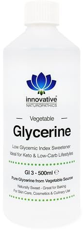 Vegetable Glycerine - 100% Pure - Multipurpose - Low GI Sweetener and Natural Skin Moisturiser (1)