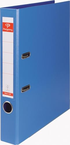 Pergamy 900876 Ordner Vollkunststoff A4 5cm blau