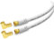 ARLI 15m HD Sat Doppel Winkel Anschlusskabel weiß – max. 135 dB 5-fach geschirmt | vergoldete F-Stecker & Winkeladapter Winkelstecker | DVB-S2 DVB-T2 4K 8K HDTV Anschlusskabel weiss
