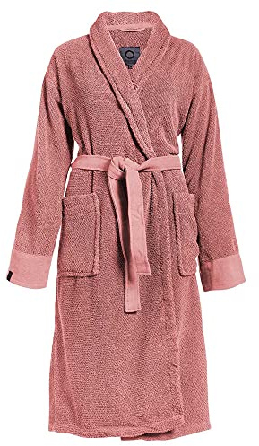 ESSENZA Bademantel Connect Organic Uni Rose, XL - 100% Baumwollfrottier - Uni