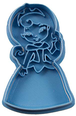 Cuticuter Aurora Chibi Principessa Disney per Biscotti, Blu, 8 x 7 x 1.5 cm