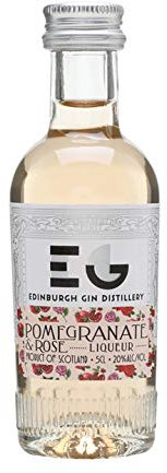 EDINBURGH Pomegranate and Rose Gin Liqueur 5cl miniature