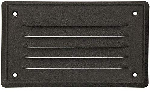 Rejilla de ventilación KOTARBAU® 165x100 mm Rejilla de escape atornillable Ventilación de chimenea lacada Antracita Rejilla protectora contra insectos resistente a la corrosión