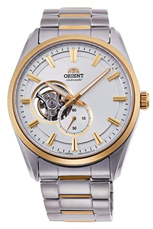 Orient Silberfarbene Herrenuhr, Armband, Armband
